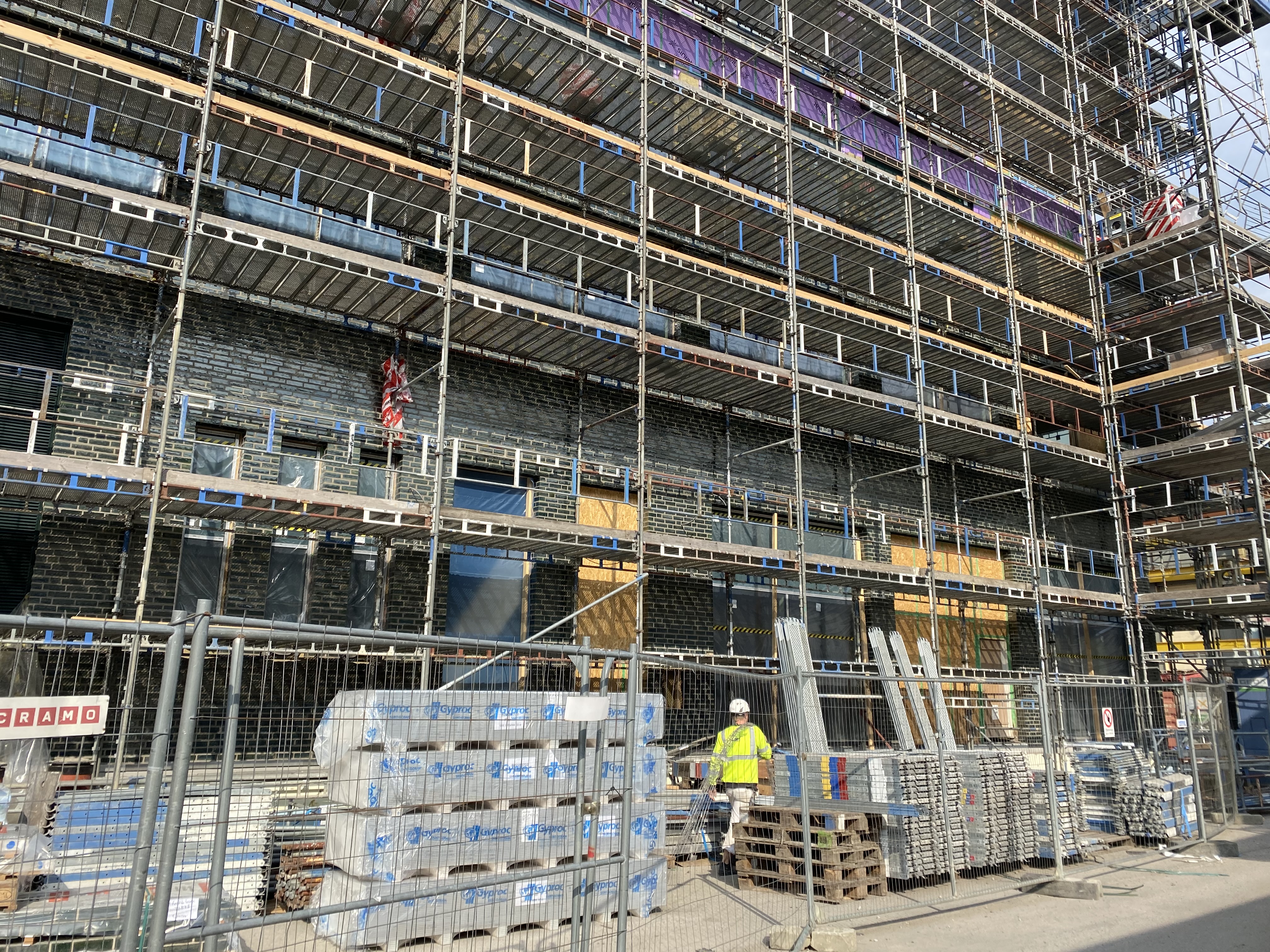 Arbetet på Kvarteret Triton är i full gång